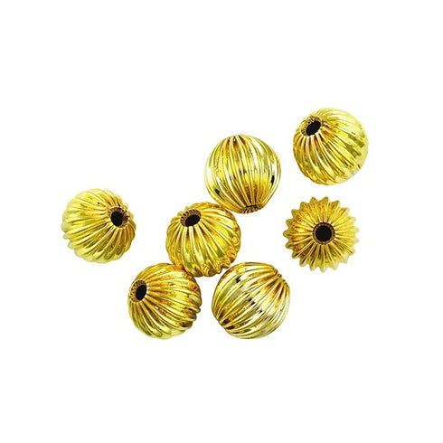 10mm Metal Alloy Ridge Ball Spacers